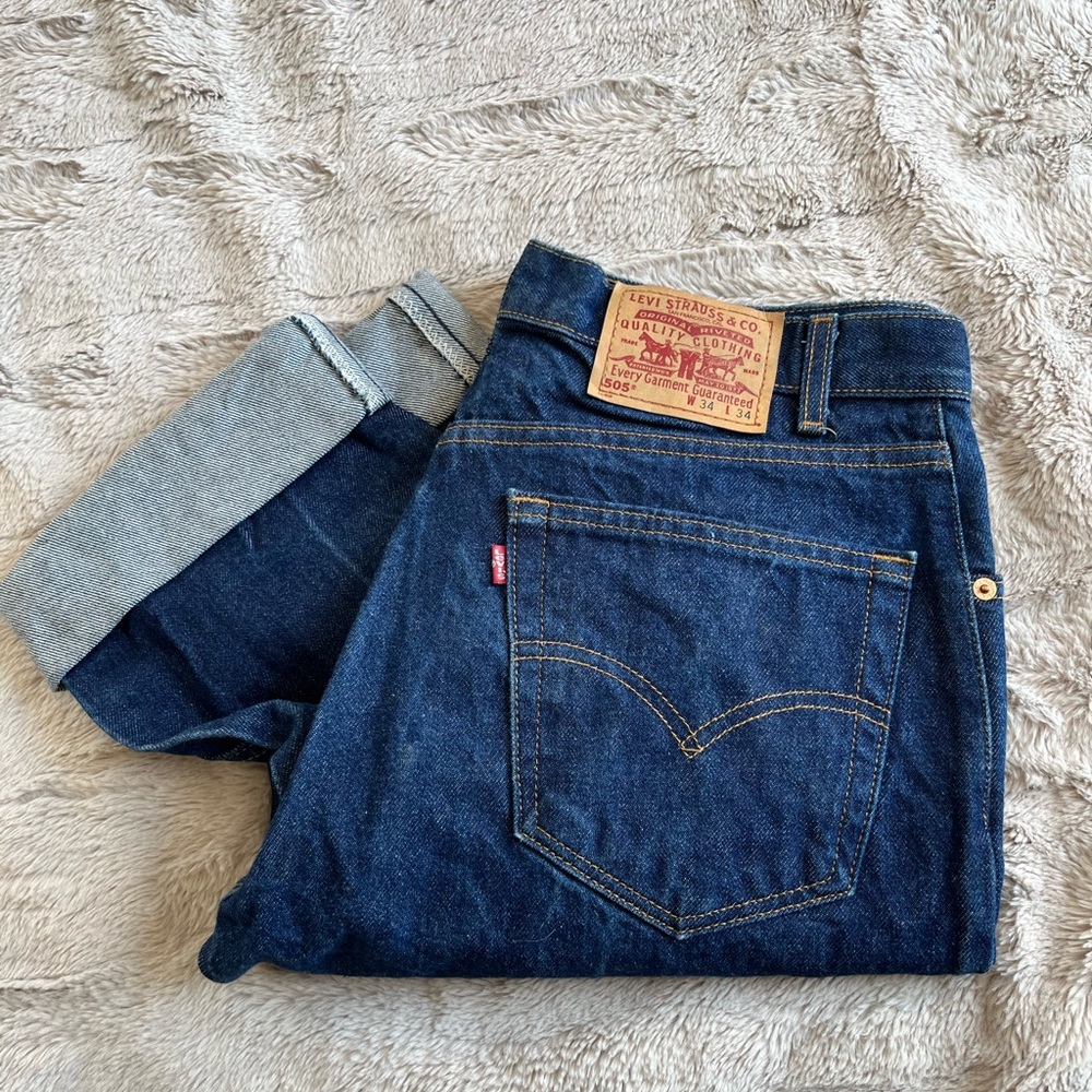 Levi's 505  Men's 34x34 Nov/1995 USA Made Jeans